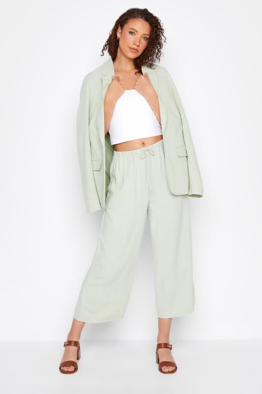 LTS Tall Women's Sage Green Linen Blend Blazer | Long Tall Sally  2