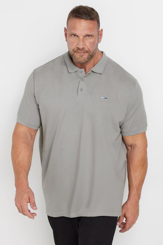 BadRhino Big & Tall Grey Polo Shirt | BadRhino 2