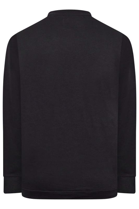 D555 Big & Tall Black Rockford Sweatshirt | BadRhino 4
