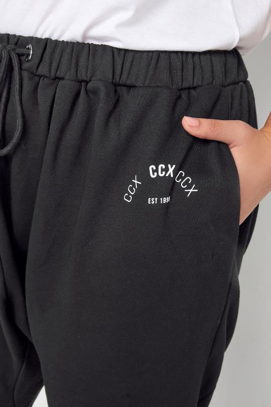 CCX Black Logo Slim Leg Joggers | CCX 4
