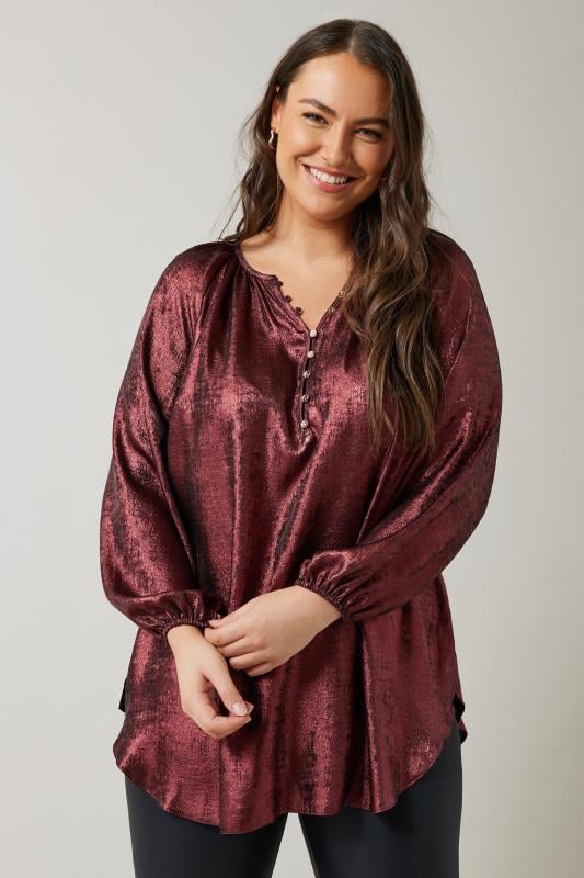 Plus Size Dressy Tops Party Evening Tops Yours Clothing