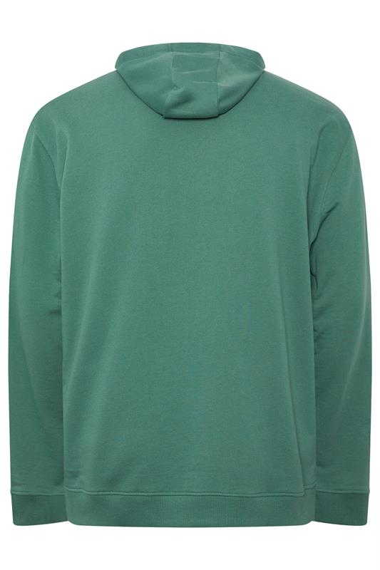 LYLE & SCOTT Big & Tall Everglade Green Hoodie | BadRhino 4