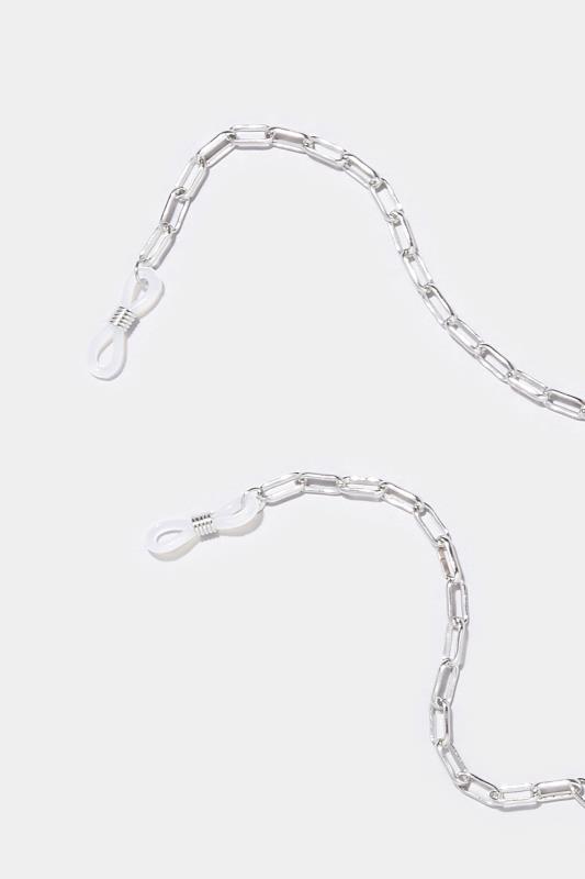 Silver Rectangle Link Sunglasses Chain 5