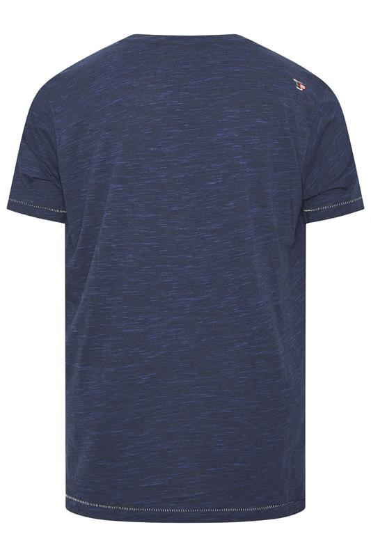 D555 Big & Tall Navy Blue 'Grumpy Man' Graphic T-Shirt | BadRhino 4