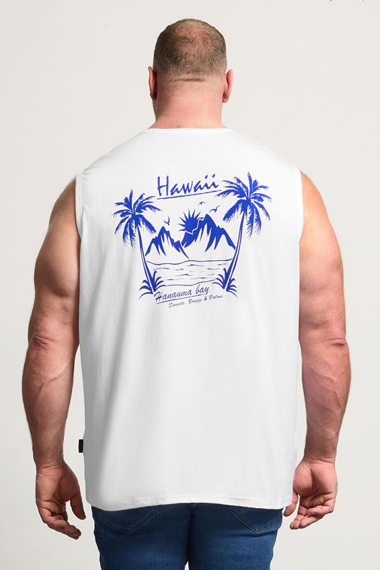 BadRhino Big & Tall Light Blue Sun Graphic Vest Top | BadRhino 5