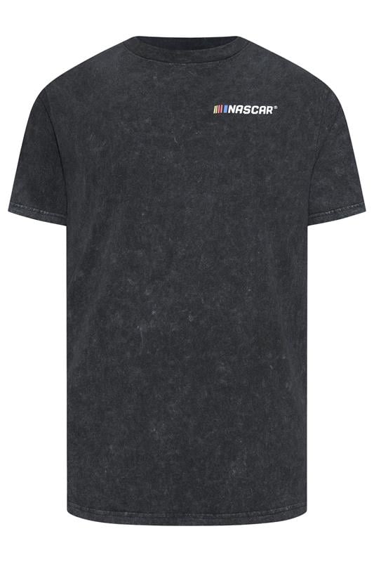 BadRhino Big & Tall Black Acid Wash Nascar Graphic T-Shirt | BadRhino 6