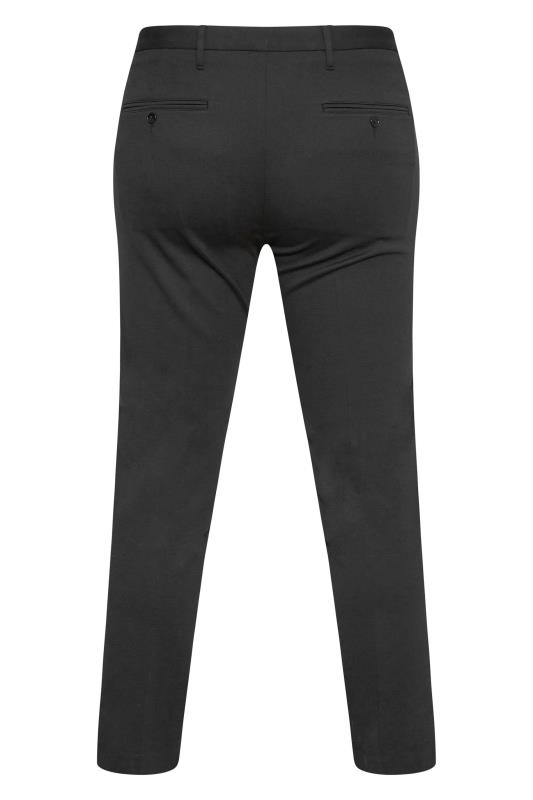 BadRhino Big & Tall Black Stretch Trousers 4