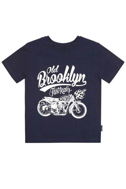 Men's  BadRhino Boys Navy Matching Old Brooklyn T-Shirt