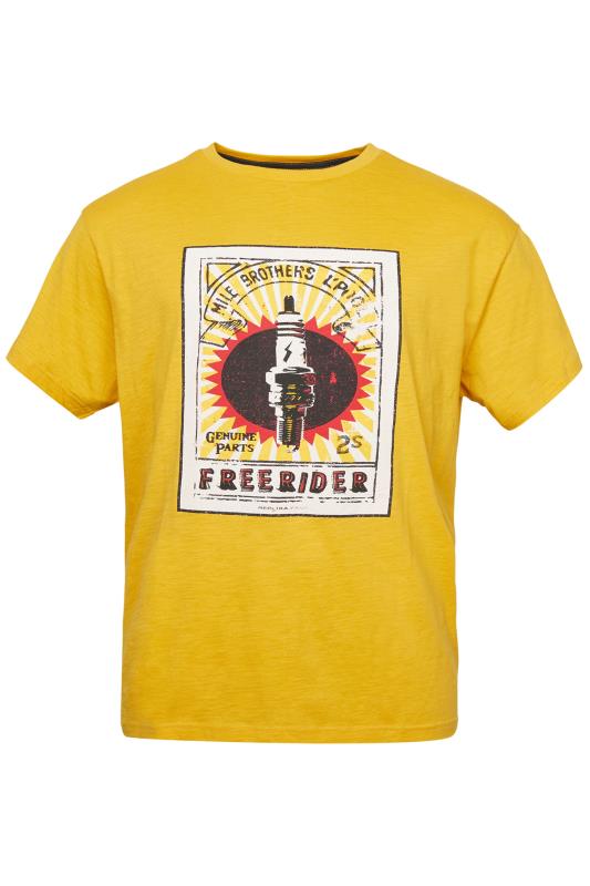 REPLIKA Yellow Print T-Shirt_F2.jpg