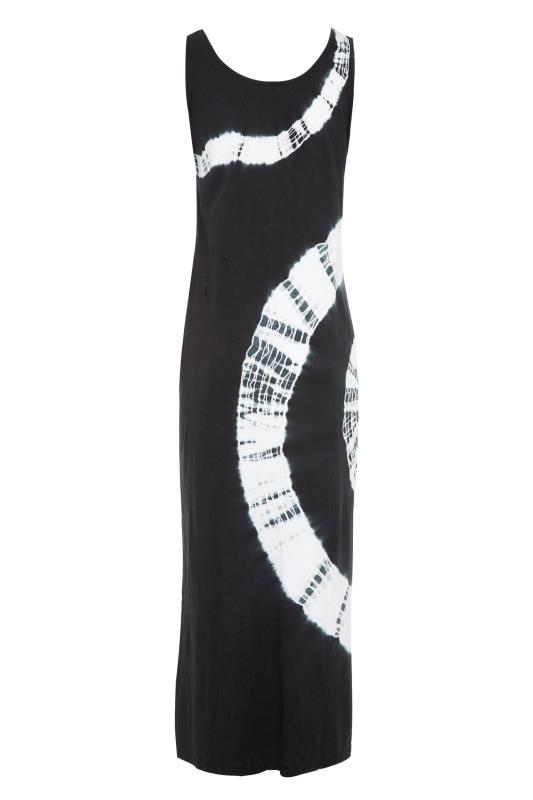 LTS Tall Black Tie Dye Maxi Dress 6