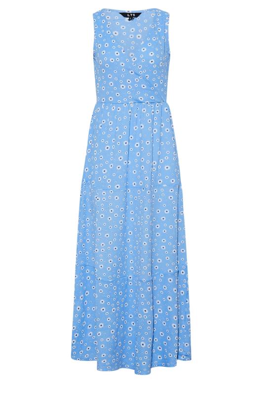 LTS Tall Blue Daisy Print Maxi Dress 6
