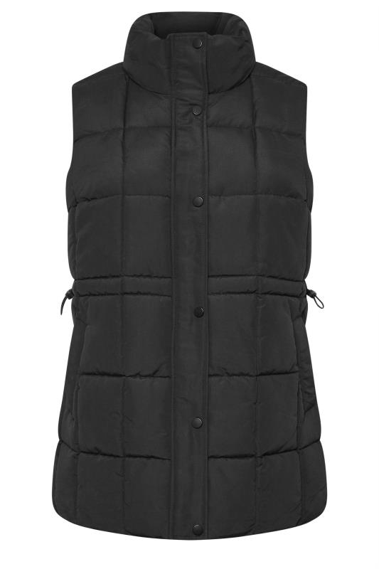 YOURS Plus Size Black Quilted Lightweight Gilet | Yours Clothing 7