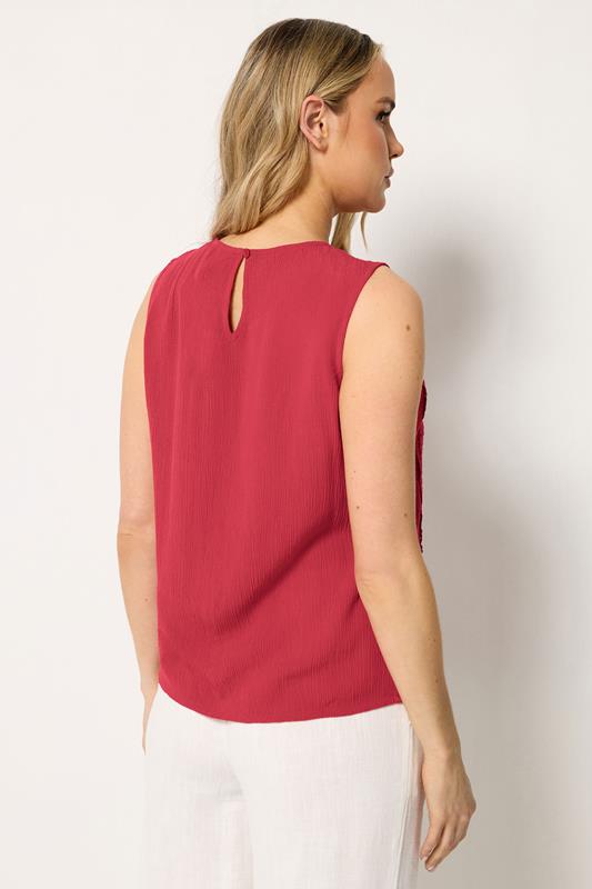 LTS Tall Women's Wine Red Detailing Top | Long Tall Sally 2