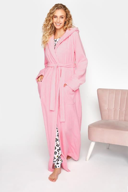 LTS Pink Cotton Maxi Robe 2