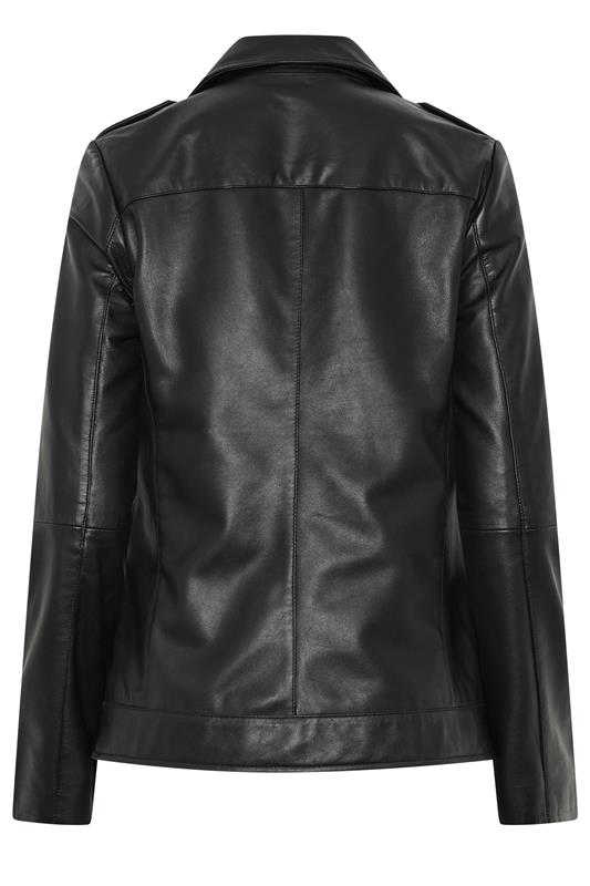 LTS PREMIUM Tall Women's Black Leather Jacket | Long Tall Sally 6