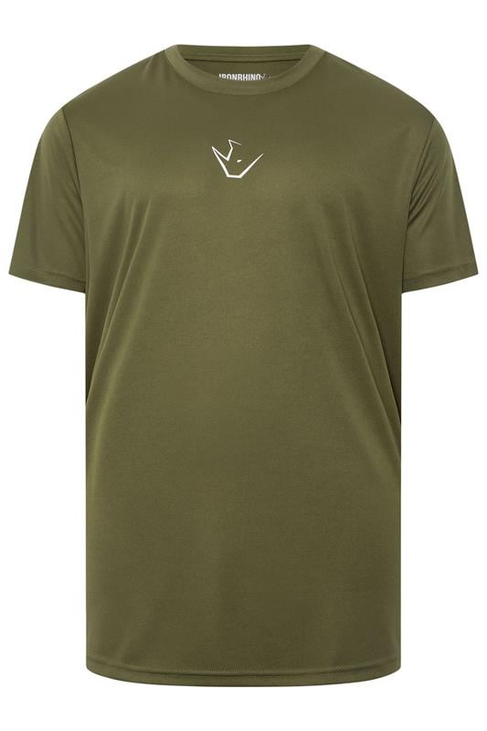 IronRhino Big & Tall Olive Green Performance T-Shirt | BadRhino 5