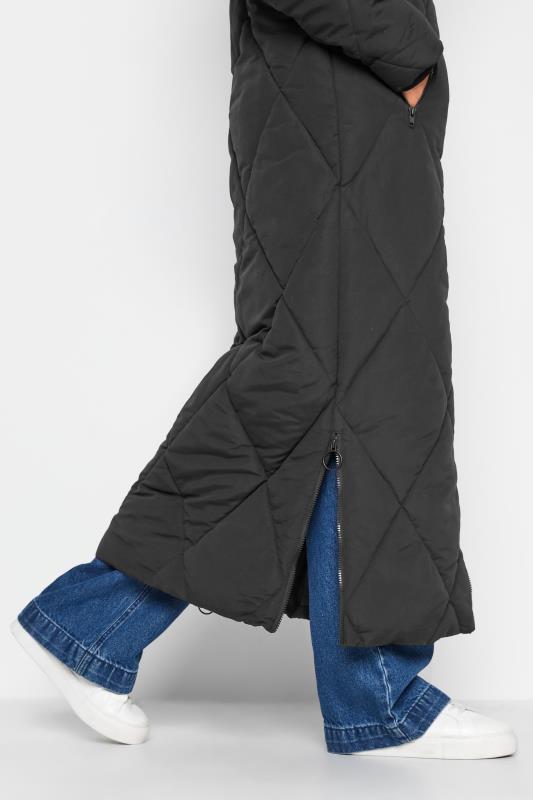 LTS Tall Women's Black Maxi Puffer Coat | Long Tall Sally 5