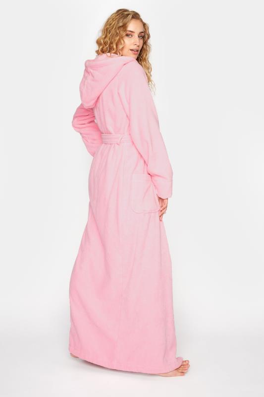 LTS Pink Cotton Maxi Robe 3