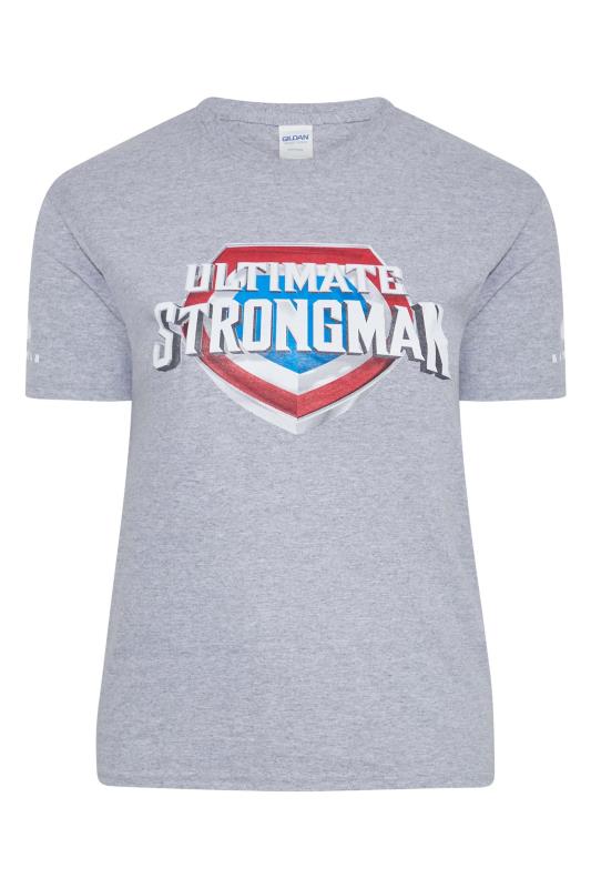 BadRhino Women's Grey Ultimate Strongman T-Shirt 1