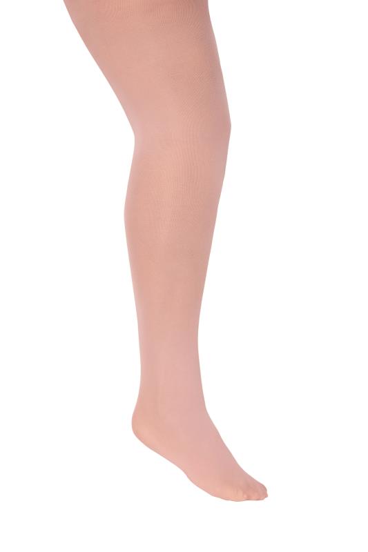 Plus Size Blush Pink 50 Denier Tights | Yours Clothing 3