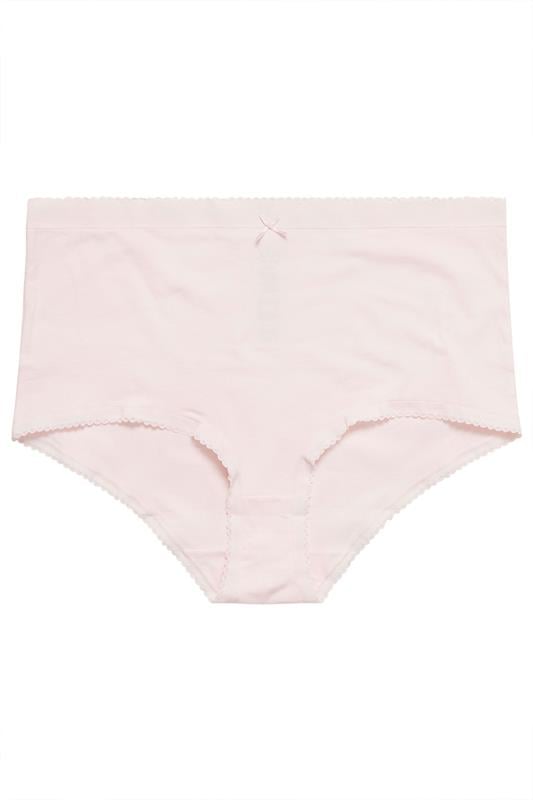 YOURSET 5 PACK Plus Size Pink & Grey Heart Full Briefs | Yours Clothing 9