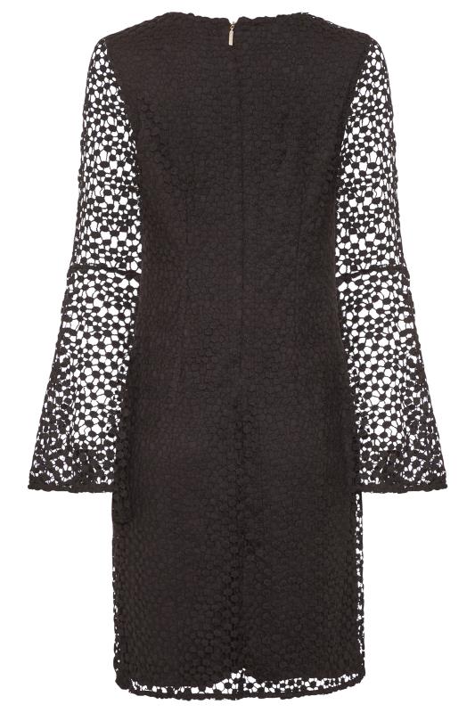 KARL LAGERFELD PARIS Black Lace Mini Dress | Long Tall Sally