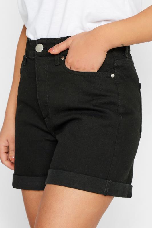PixieGirl Black Mom Denim Shorts | PixieGirl 3