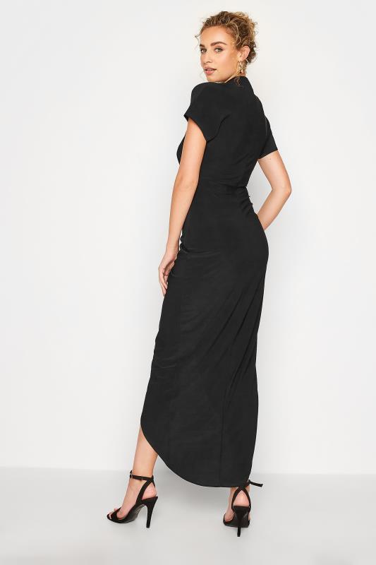 LTS Tall Black Wrap Dress 3