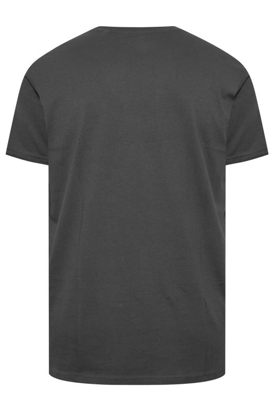 BadRhino Big & Tall Grey Stateside Motors Printed T-Shirt | BadRhino 4