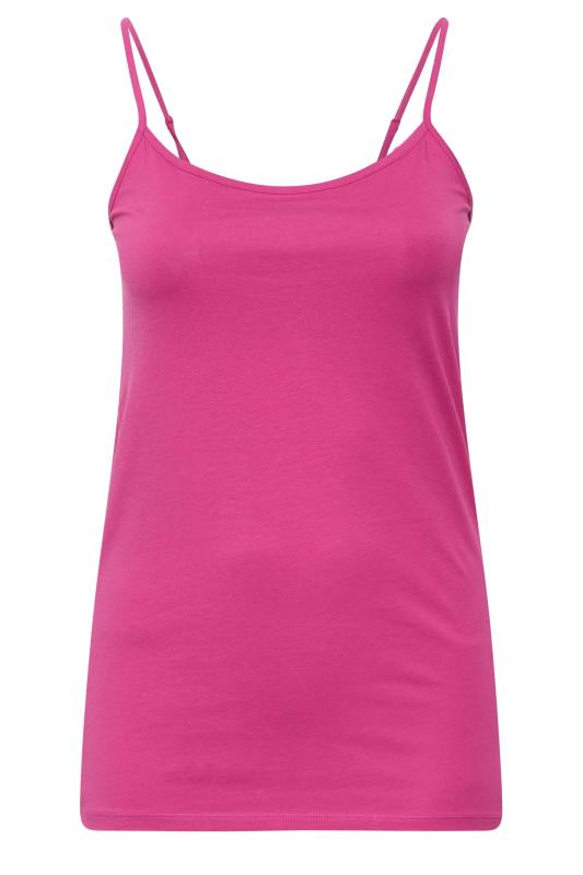 Plus Size Hot Pink Cami Vest Top | Yours Clothing 6
