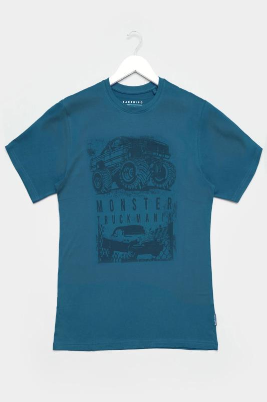 BadRhino Ocean Blue Truck Graphic Print T-Shirt_F.jpg