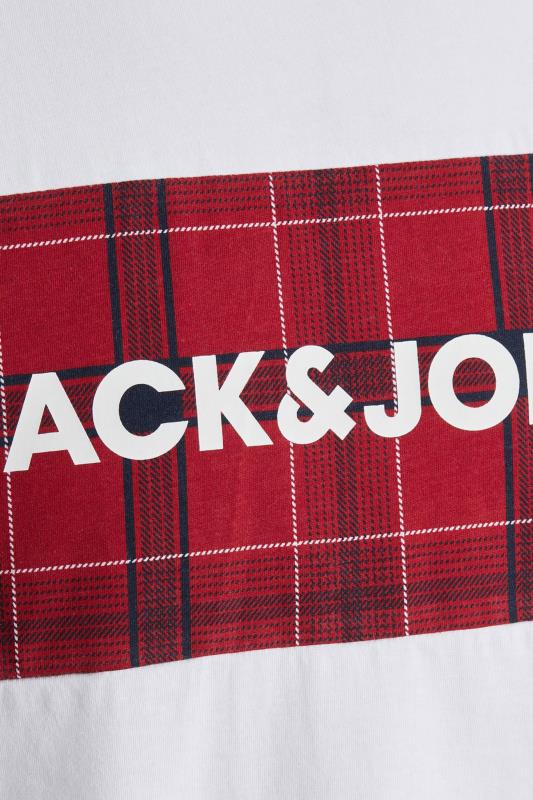 JACK & JONES Big & Tall Red Check Loungewear Set 6