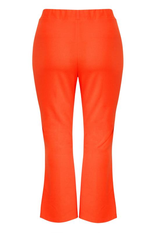 LIMITED COLLECTION Curve Bright Orange Flared Trousers_Y.jpg