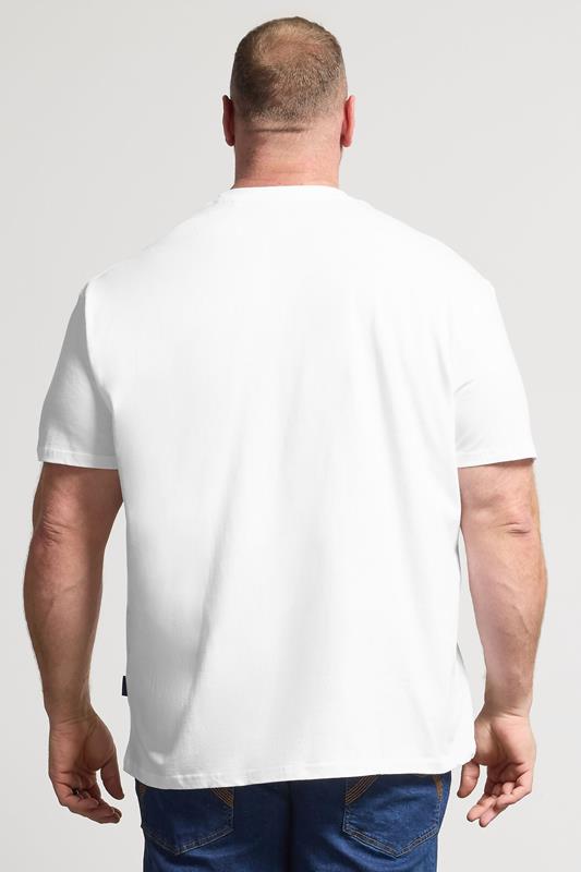 BadRhino Big & Tall White Relaxed T-Shirt | BadRhino 2