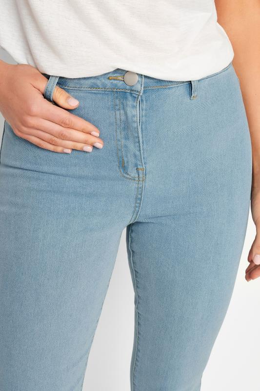 LTS Tall Women's Light Blue Denim Flared Jeans | Long Tall Sally 4