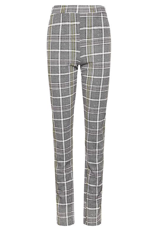 LTS Tall Grey Check Print Trousers 4