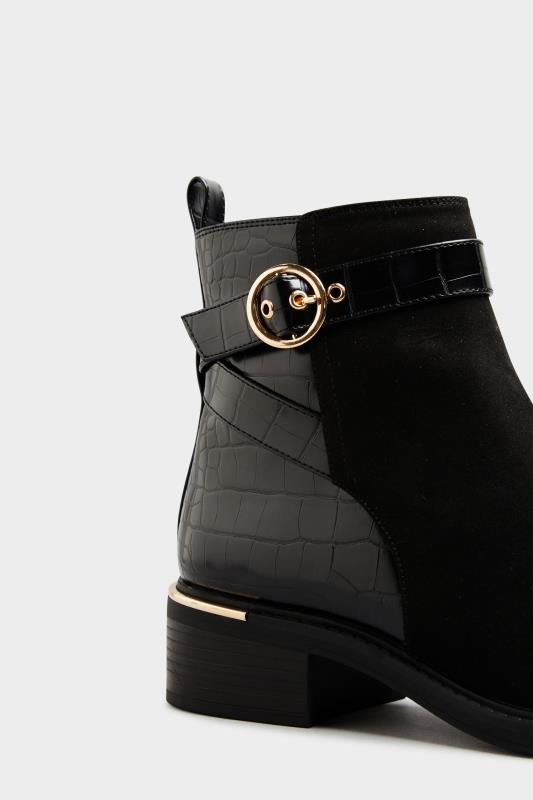LTS Black Buckle Strap Ankle Boots_E.jpg