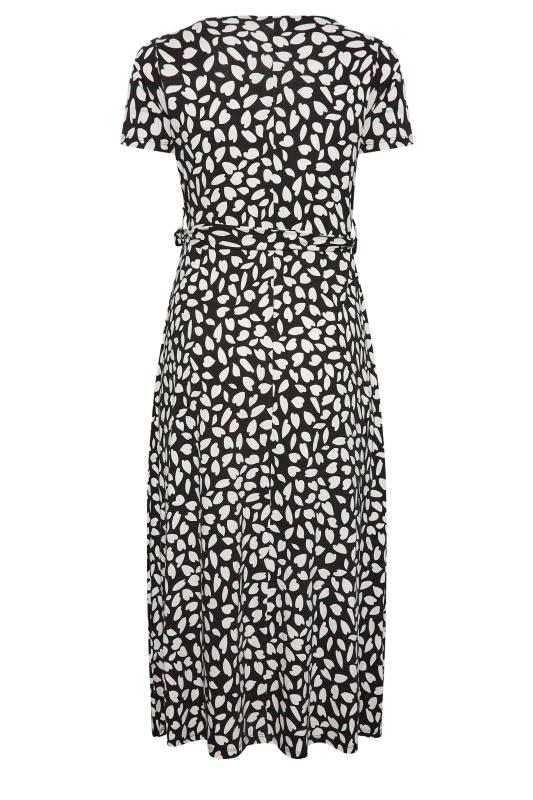 YOURS Curve Plus Size Black Animal Print Maxi Dress | Yours Clothing  7