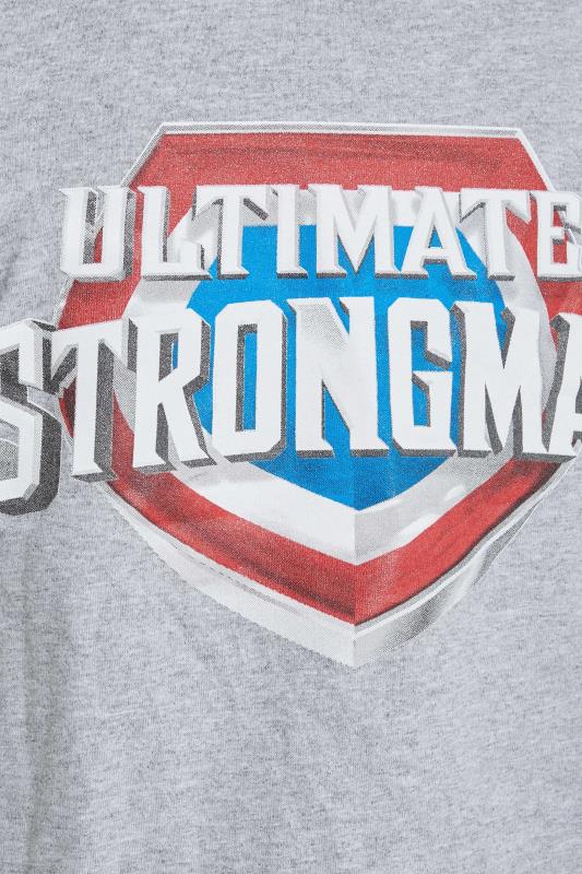 BadRhino Boys Grey Ultimate Strongman T-Shirt 3