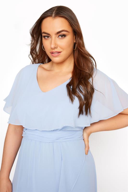 size 18 light blue maxi dress