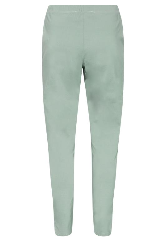 M&Co Sage Green Stretch Bengaline Trousers | M&Co 5