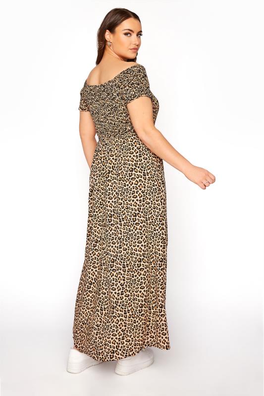 Natural Leopard Print Bardot Maxi Dress_C.jpg