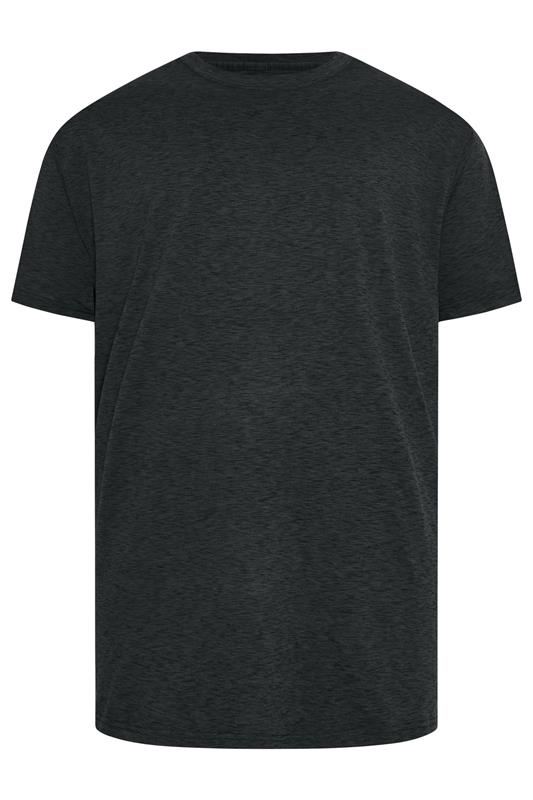 KAM Big & Tall Black Active T-Shirt | BadRhino 2