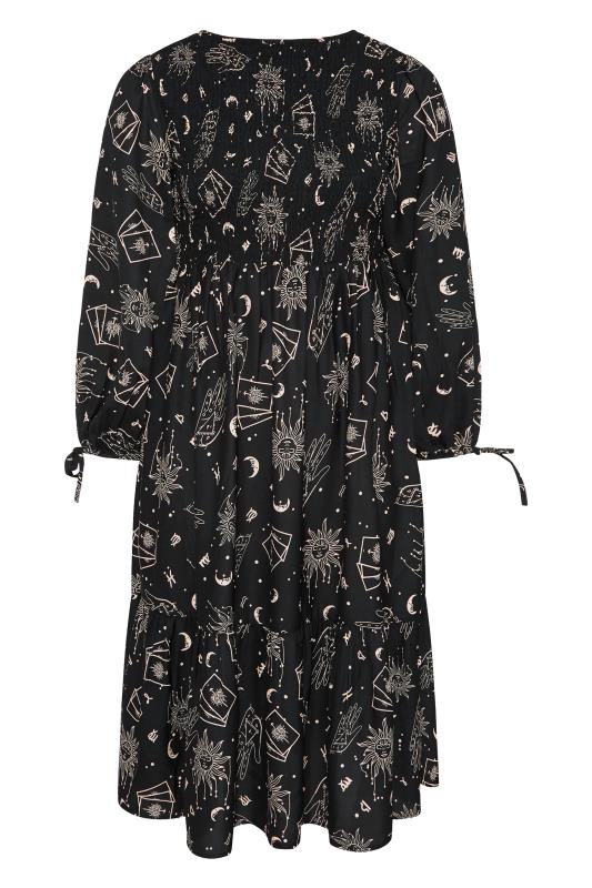 LIMITED COLLECTION Black Astrology Shirred Dress_BK.jpg