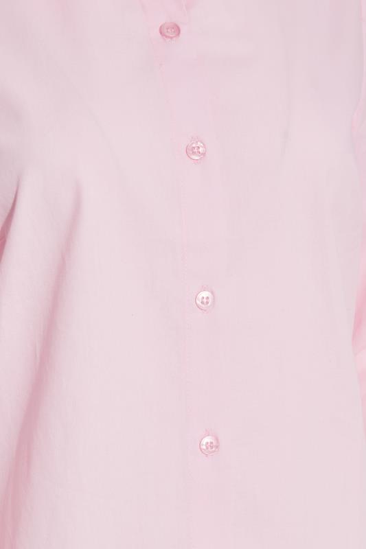 LTS Tall Blush Pink Fitted Cotton Shirt 5