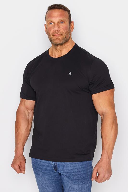 Plus Size  PENGUIN MUNSINGWEAR Big & Tall Black Organic T-Shirt
