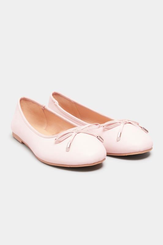 Womens Shoes Flats and flat shoes Ballet flats and ballerina shoes Pretty Ballerinas Leather Ballet Flats in Pink 