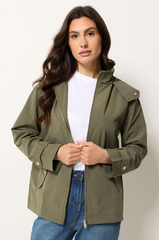  M&Co kakigroene korte mac-jas