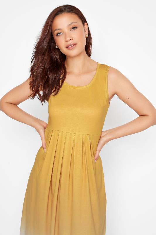 LTS Tall Women's Yellow Ombre Print Sleeveless Smock Dress | Long Tall Sally 4