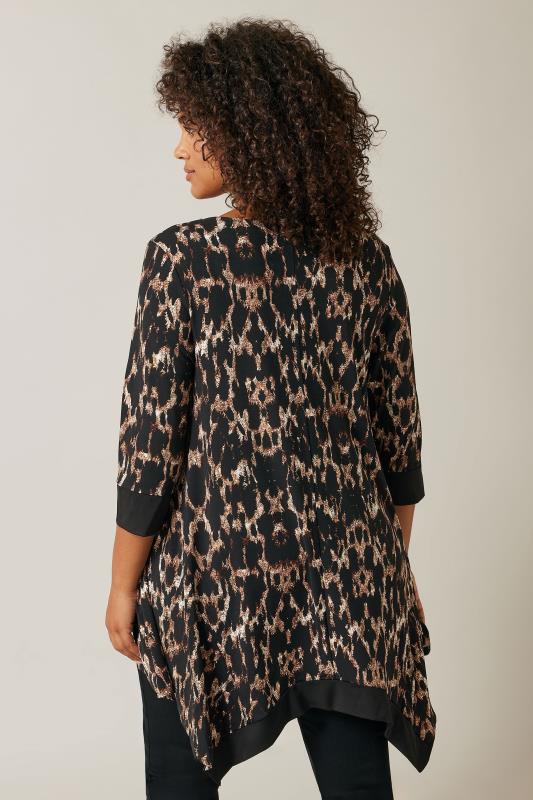 Evans Brown Cailyn Print Tunic 3